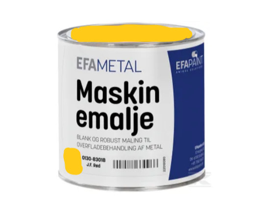 Maling, 3/4 ltr. RAL1006, Farve: Majsgul, Emalje