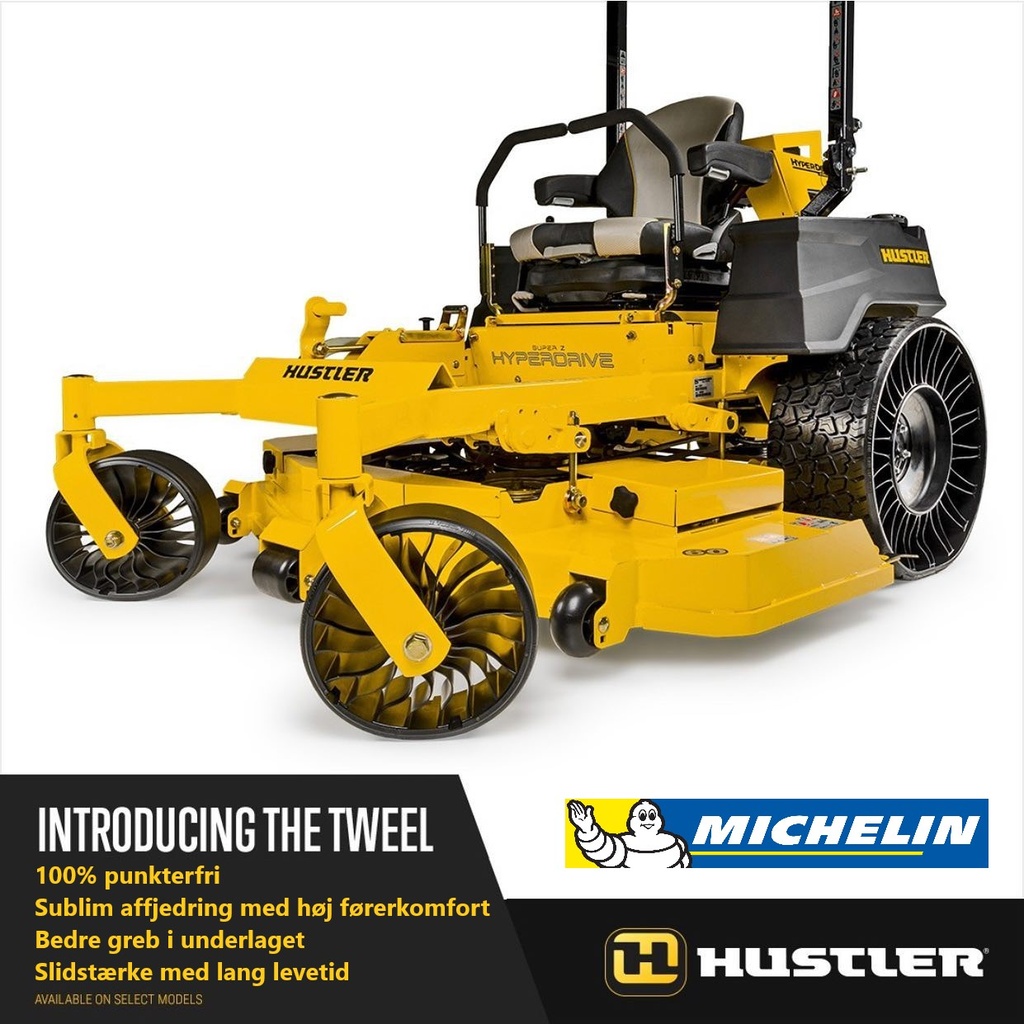 Michelin X Tweel, kmpl. hjulsæt, Hustler Edition