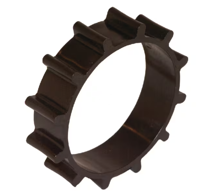 Afstandsringe 3'' x 25mm. Plast f. børsteringe