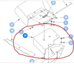 [112429] PLATE, DISCHARGE CHUTE