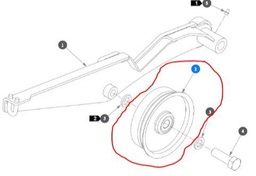 [792275] PULLEY,IDLER BACKSIDE S