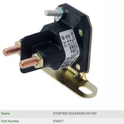 [H030817] Startrelæ, sæt, 12 V m. 1 stikben, Solenoid